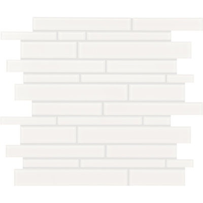Mosaïque en verre aléatoire 11 x 13 Daltile Amity (15 pièces par boîte) (14 pieds carrés par boîte)