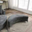 Grand repose-pieds rembourré avec rangement demi-lune-41860305