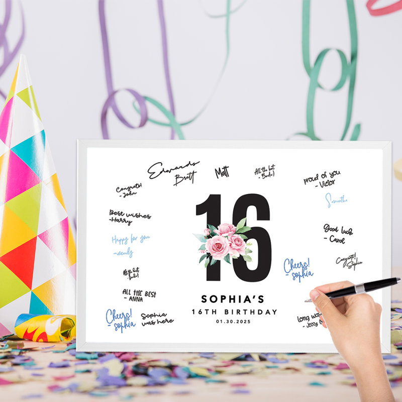 Signe d'anniversaire en papier