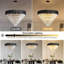 Lustre à plusieurs niveaux avec lumière en cristal-223817165-223817164-223817167