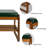 Faux Leather Upholstered Solid Wood Entryway Storage Bench-1204225829-1204205130
