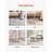 Pet Hair Carpet Rake 35.83-55.51 in Adjustable Long Handle Pet Hair Broom Tool