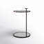 Ciro Metal & Mirrored Side Table-1074595657
