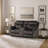 Traesyn 74.4 " Faux Leather Loveseat