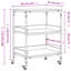 Northome Metal Bar Cart-1041345474