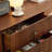 Retro high-end design solid wood TV cabinet