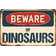 SignMission Beware of Dinosaurs Sign | Wayfair