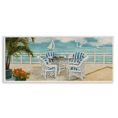 Giclée sur le pont Summer Beach View, design par Charlene Olson