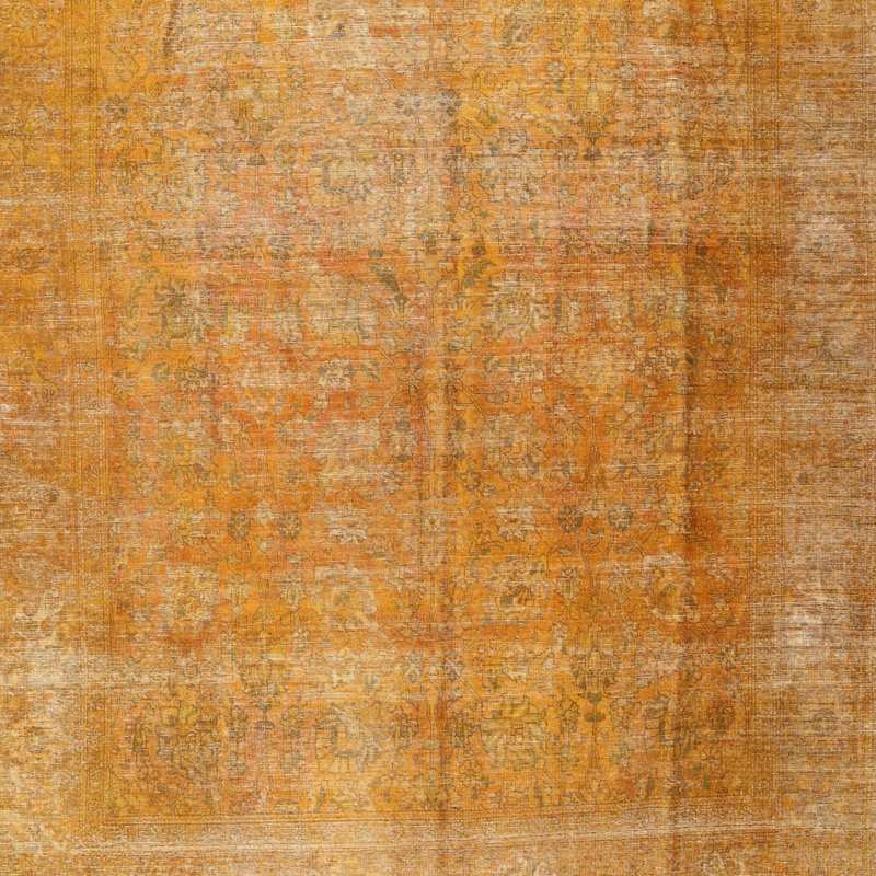 Tapis 100% traditionnel lavable à la machine 3227, Carré 6 pi