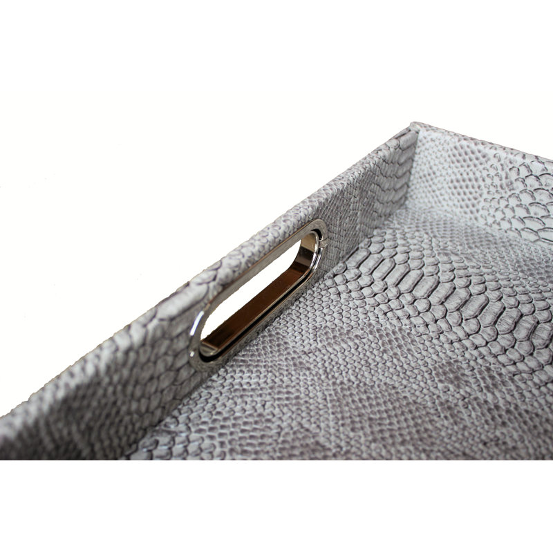 Amiyah Leather / Faux Leather Tray