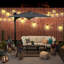 H 72 po x l 47 po, écran d'intimité en métal, panneaux de clôture autoportants, clôture de patio, treillis de jardin, panneaux muraux décoratifs-68676685