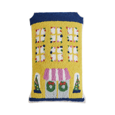 Snow Globe Shaped Wool Hook Pillow