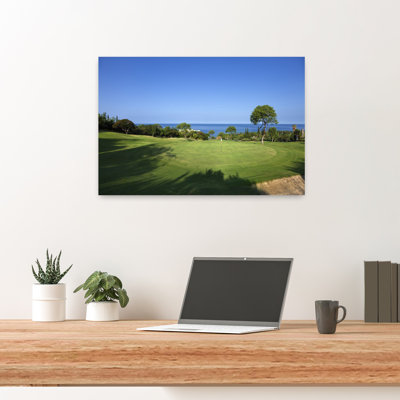 Golf Course In South Kona Hawaii USA by Alvis Upitis - Wrapped Canvas Print