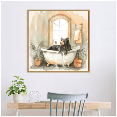 Sylvie Drumheller Framed Canvas by The Creative Bunch Studio