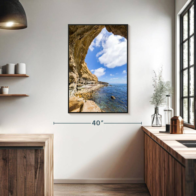 San Diego, San Diego, Cadre flottant noir, 27 po x 40 po