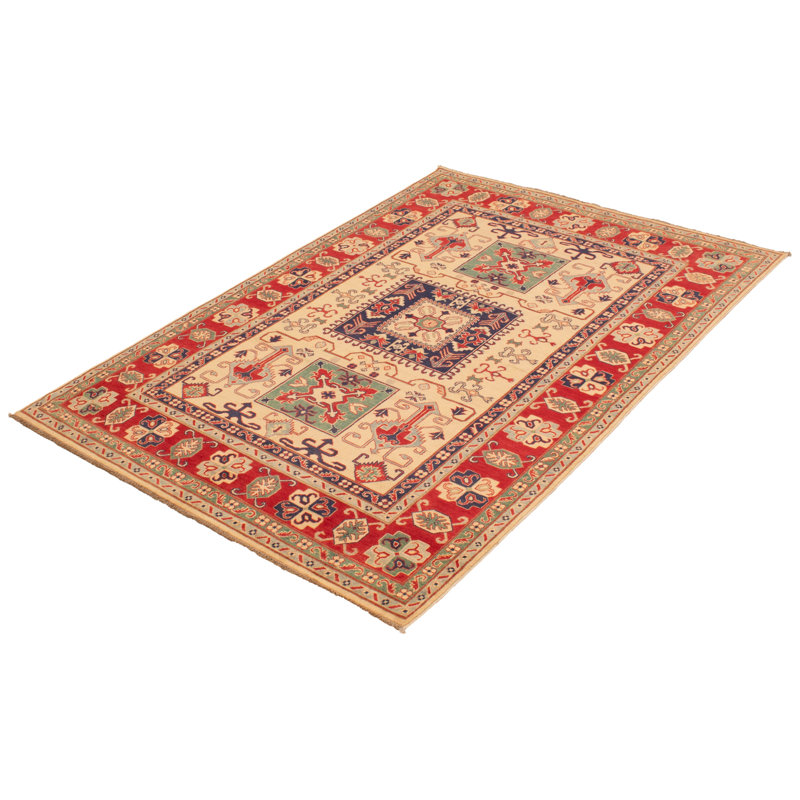 Radborne One-of-a-Kind 6'5" X 9'2" New Age Wool Area Rug in Ivory