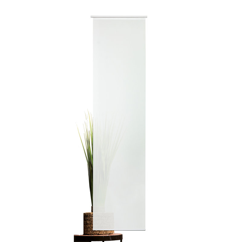 Basic Track Insert Semi Sheer Sliding Panel, Blackberry, Curtain only