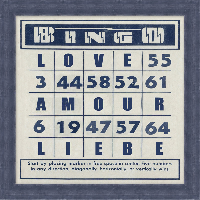 Bingo 6 Print