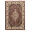 Hand-Knotted High-Quality Black and Cream Area Rug
