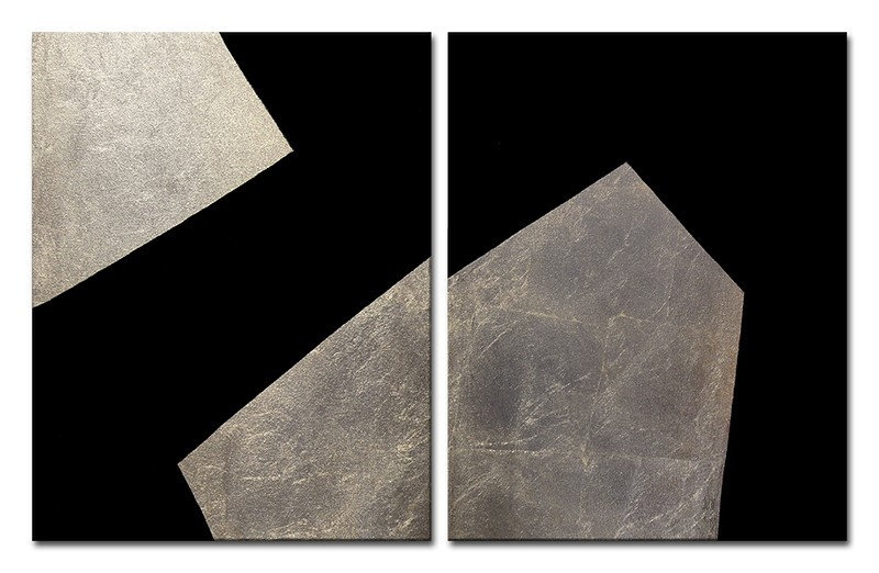 Abstraction - 2 Piece Wrapped Canvas Painting