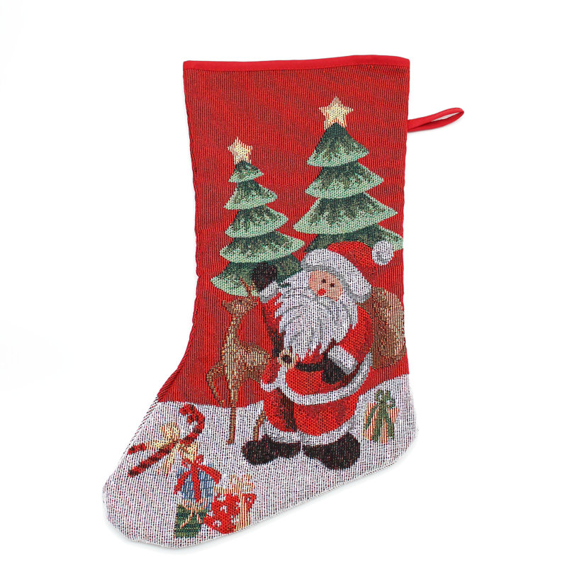 Santa's Sleigh Gift Stocking