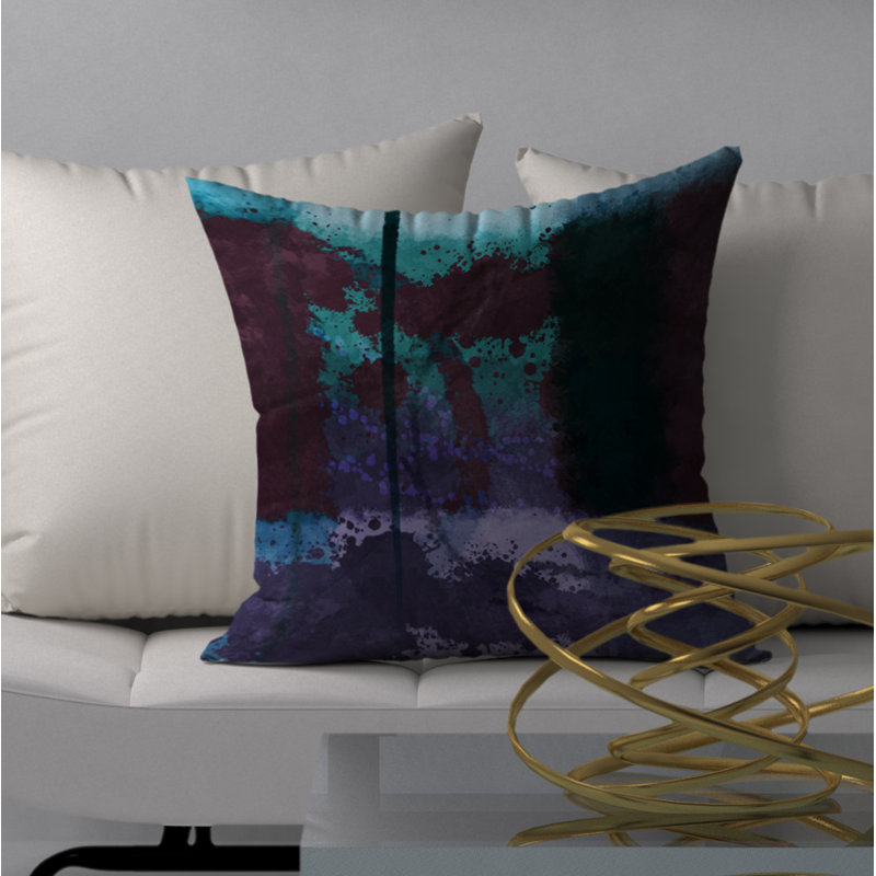 Housse de coussin carrée/insert, 18" x 18"
