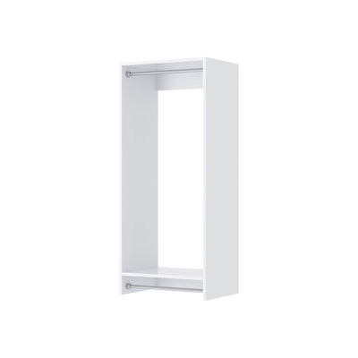 19.5" x 14" Double Hanging Unit in White