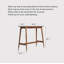 Table de bar rectangulaire Nordic Retro
