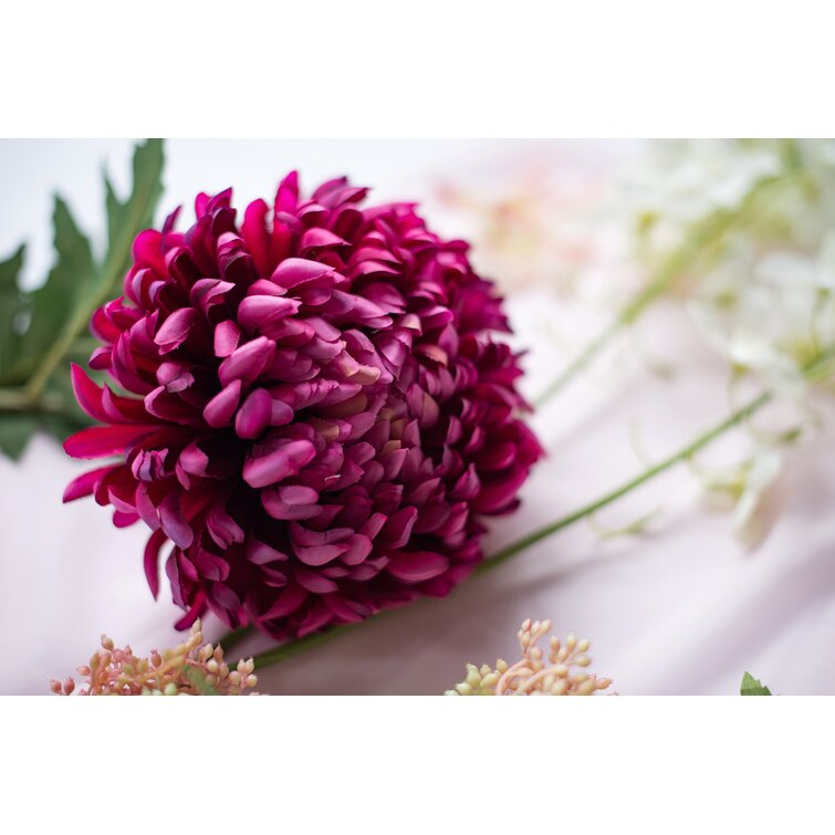 29” Chrysanthemum Artificial Flower (Set of 12) 2222-S12 Nearly Natural