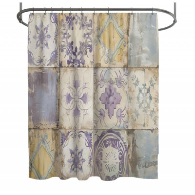 Abegayle Patchwork Shower Curtain