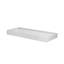 Meuble-lavabo de salle de bain à surface solide fabriqué en résine de couleur blanc mat, 46,95 po de profondeur, 18,53 po de largeur, 4,75 po de hauteur, 55,46 lb, adaptabilité universelle aux espaces, grattage et teinture, double