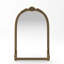 Miroir décoratif en forme d'arche avec miroir décoratif en relief-132950698