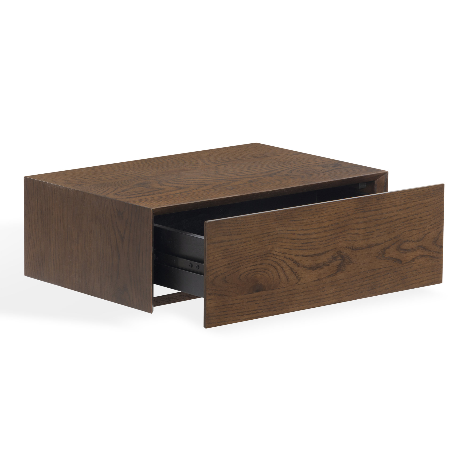 Arcuri Forrester Floating Nightstand, Walnut