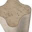 Table d'appoint en faux travertin Trevi, taupe