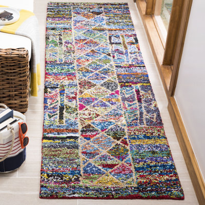 Hammd Hand Tufted Cotton Geometric Rug