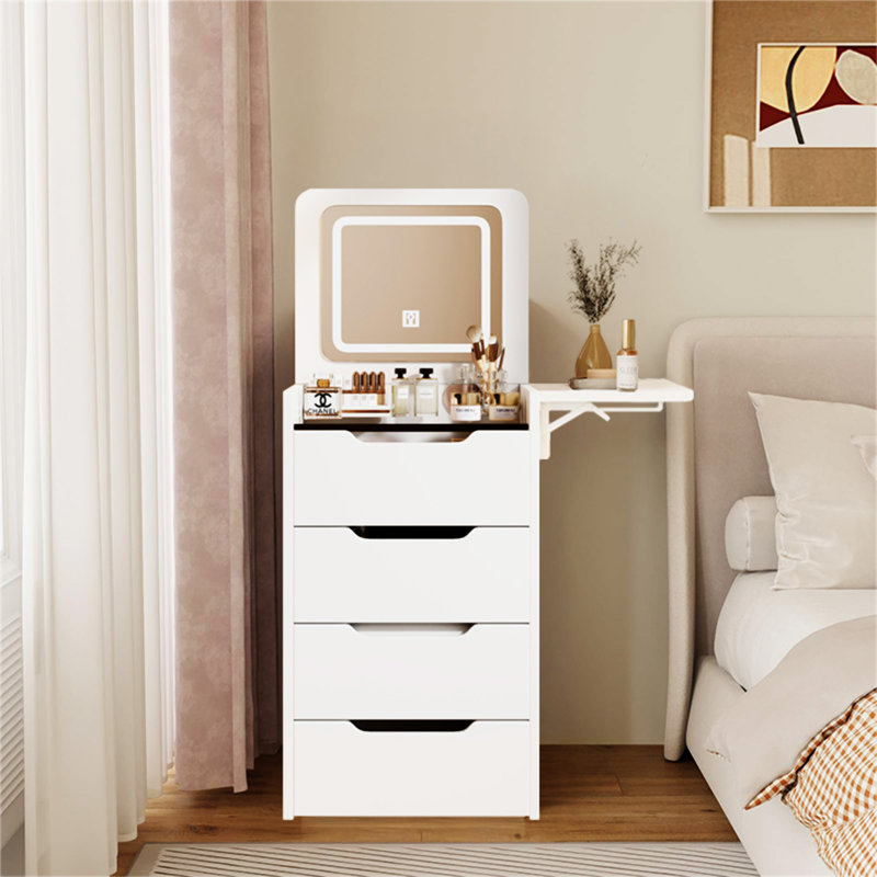 Makeup Vanity Desk With Hidden Panel