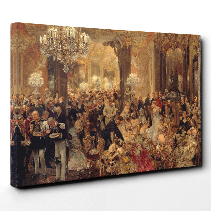 Adolph Menzel - Wrapped Canvas Painting, 70cm H x 100cm W