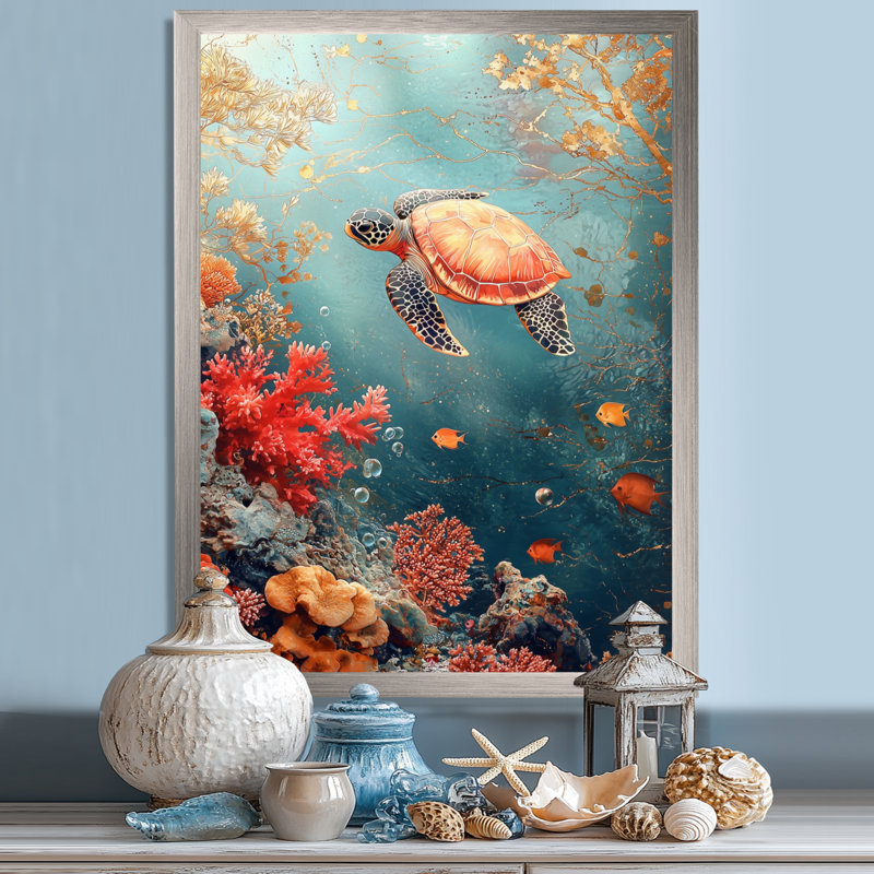 Cossandra - animaux, impressions sur toile, Argent argent, H 20 po x l 12 po, Reproduction encadrée sans passe-partout