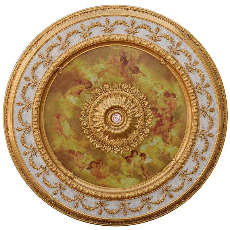 Sistine Round Chandelier Ceiling Medallion