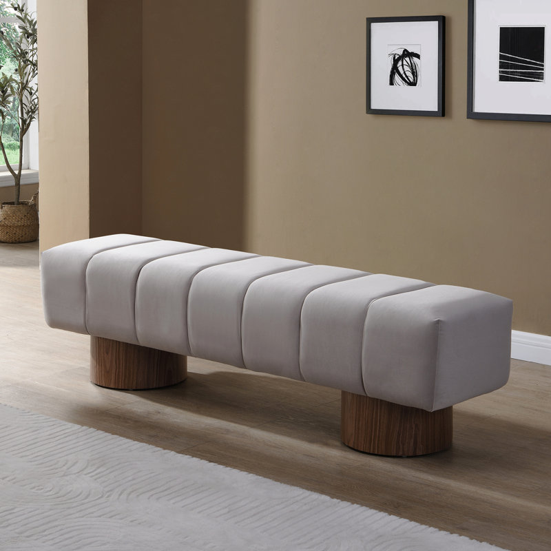 Banc de salle à manger rembourré pour salle à manger, repose-pieds d'entrée sans assemblage avec siège polyvalent et sièges confortables