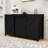 Durable Sideboard Cabinet with Scratch-Resistant Finish, Versatile Storage Solutions-105567656