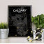 Calgary City Map - Unframed Graphic Art Print on Paper-2030630925-2030630913