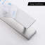Porte-serviettes mural moderne en acier inoxydable sans perçage pour salle de bain 16 po Modern-69991860