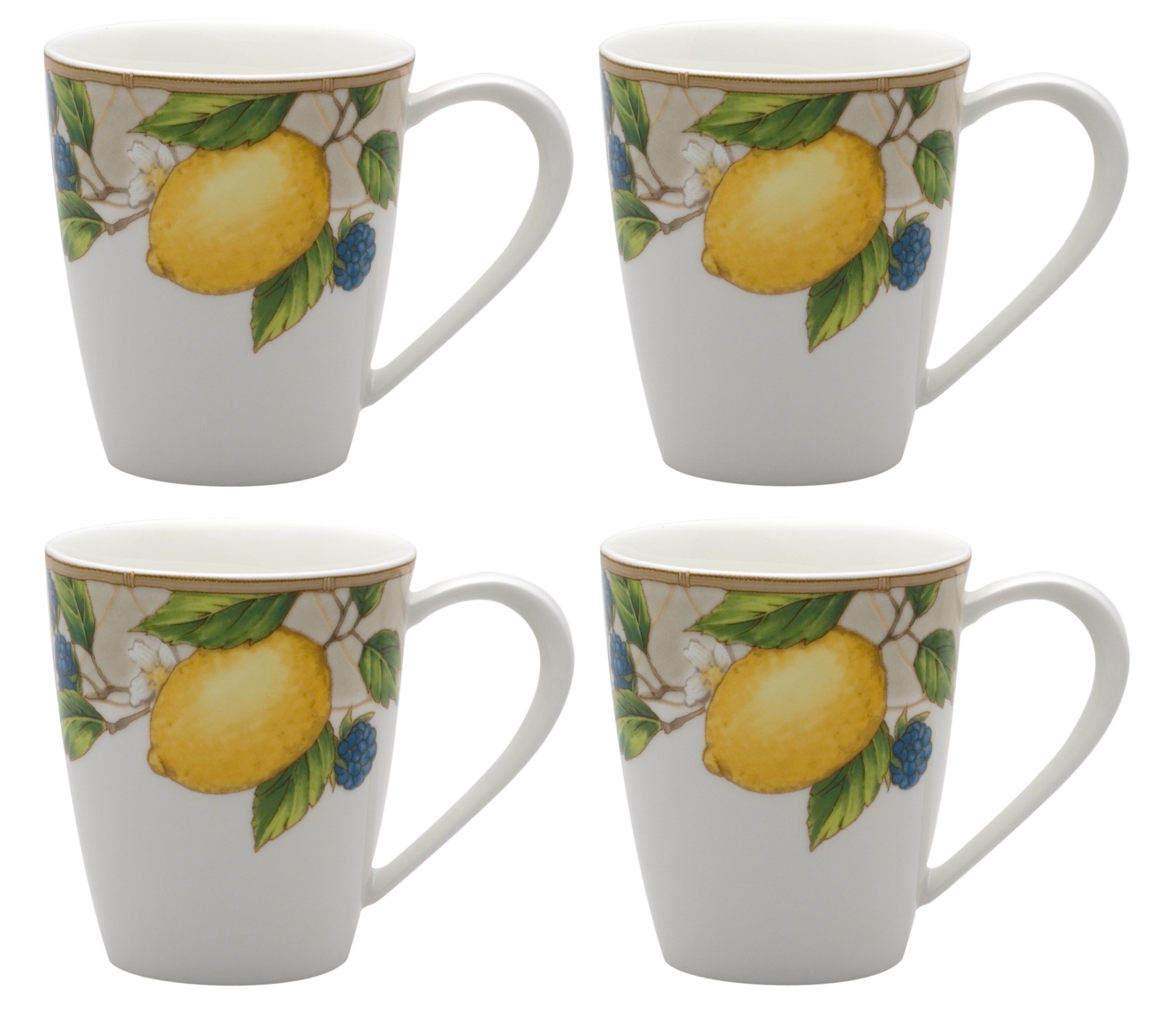 Fruit Stand Dishwasher Safe Microwavable Ceramic Coffee Mug 15 oz