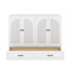 Lit escamotable double avec tiroirs-2134920573