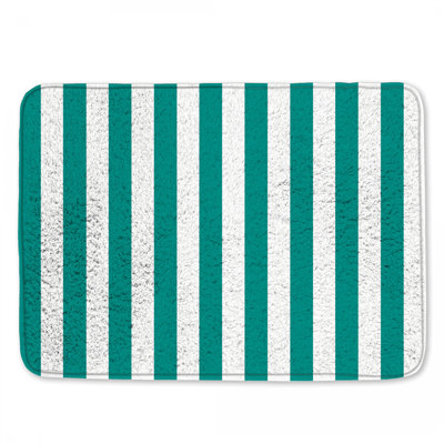 Tapis de bain à rayures verticales