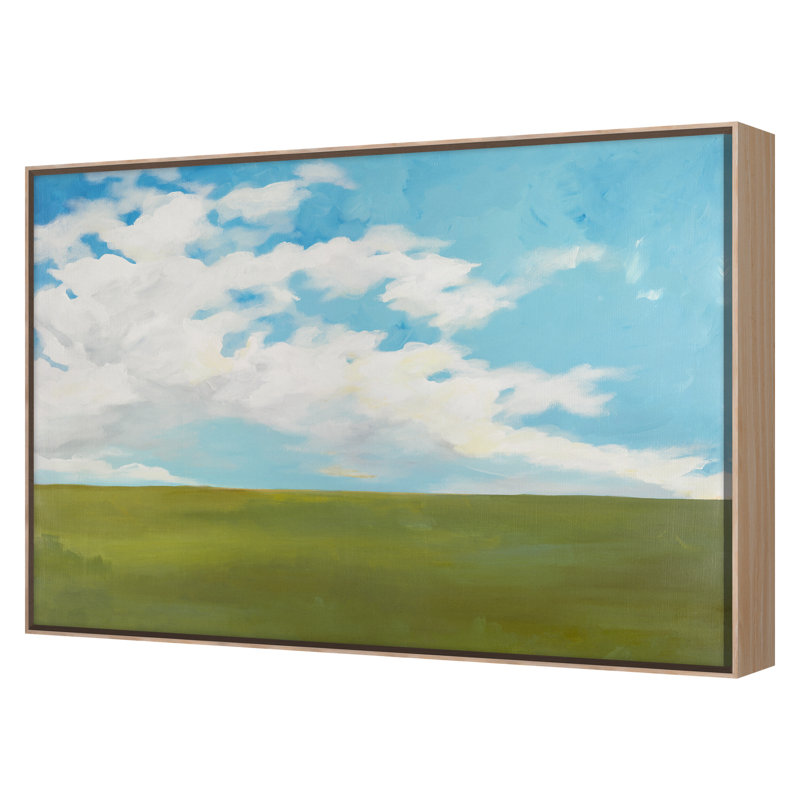 Landscape 1 Print by Natasha Marie, 20" H x 27" W x 2" D, Maple Framed