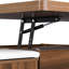 Table basse multifonctionnelle à plateau relevable avec rangement dissimulé et tabourets, table centrale moderne avec 4 tabourets et roulettes-1790722854-1790722855