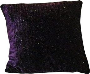 Square Cushion Cover, Aubergine