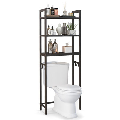 Metal Freestanding Over The Toilet Storage